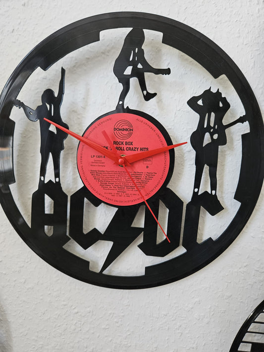 Vinyl-Wanduhr – AC/DC