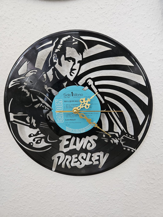 Vinyl-Wanduhr – Elvis Presley