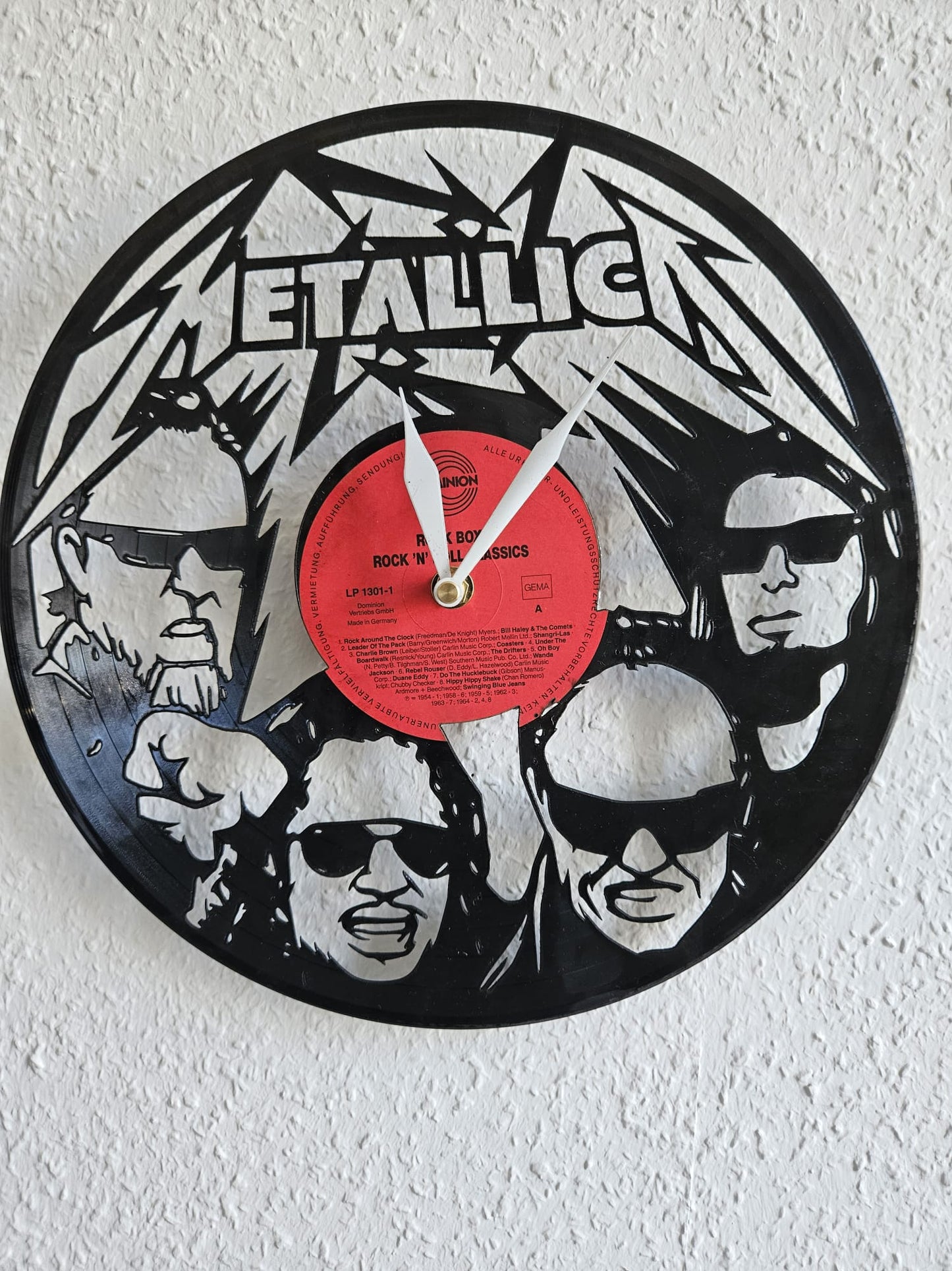 Vinyl-Wanduhr – Metallica